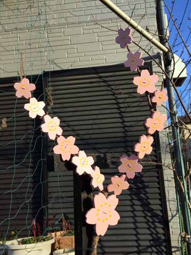 春看板・桜満開